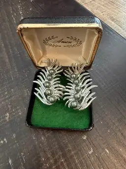 Sarah Cov Clip On Silver Toned Earrings