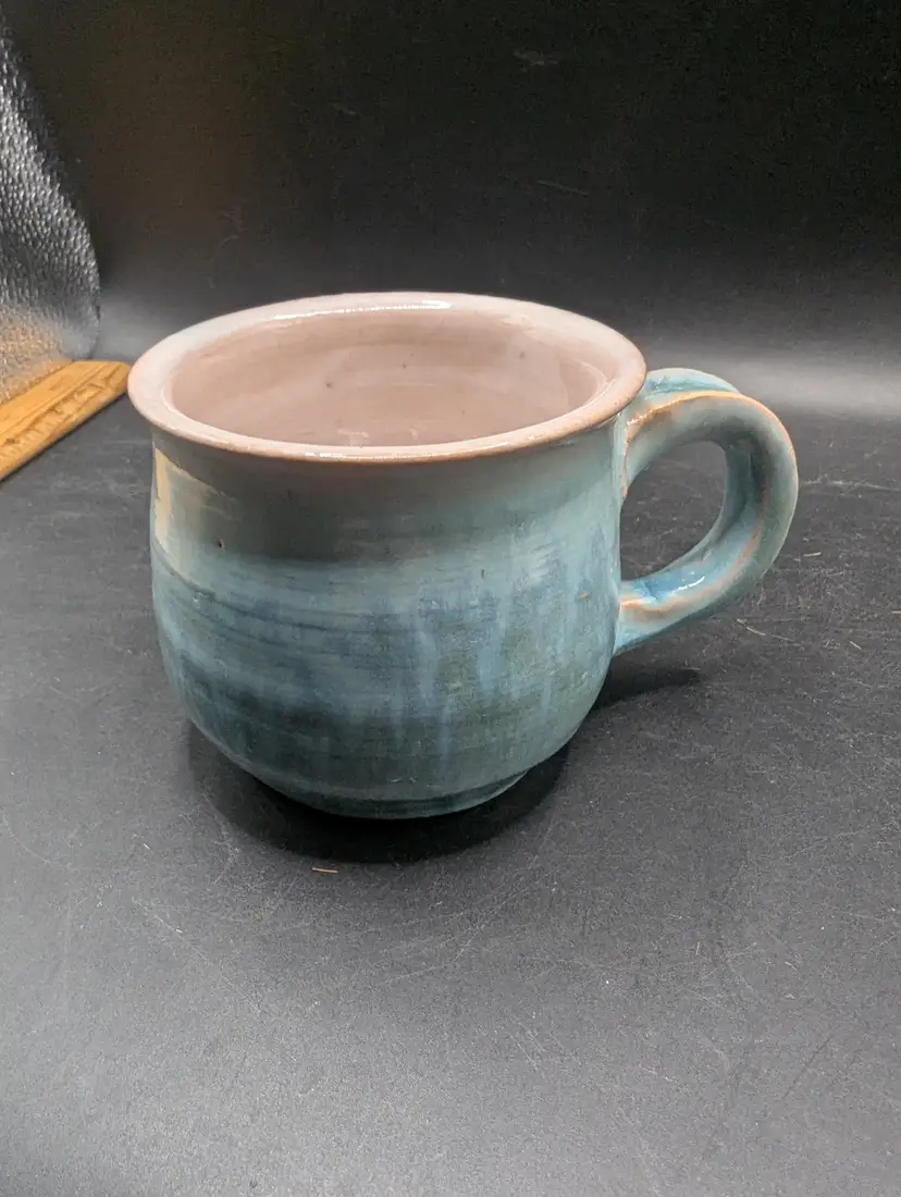 Studio Hand Thrown Art Pottery Mug Signed