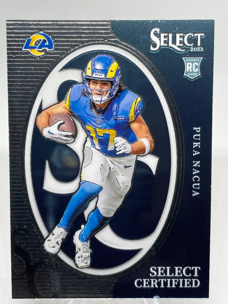 2023 Panini Select - Select Certified Rookies Puka Nacua #CRO-PNA Rookie Card LA