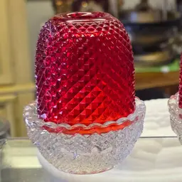 Fairy lamp mosser clarke crick light mold red cadmium diamond post