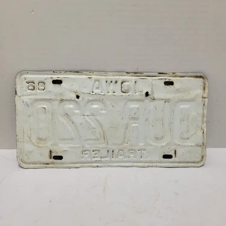 license plate iowa dur 220