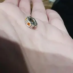 AUTHENTIC PANDORA ORANGE TRINITY SPACER #790368OCZ RETIRED 925 ALE