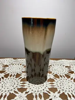 Ceramic Multicolored Brown Ombré Tavel Mug @7 1/2” Tall