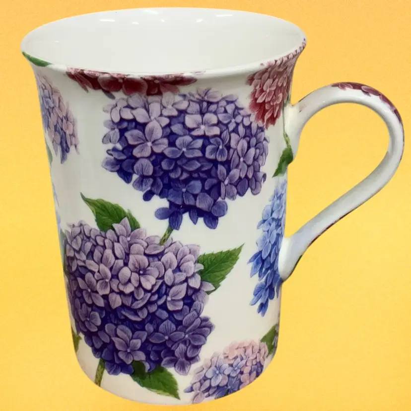 Empire Ware Stoke-On-Trent Purple Pink Mug Fine Bone China