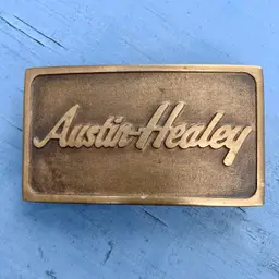 Austin Healey Brass UB Vintage Belt Buckle