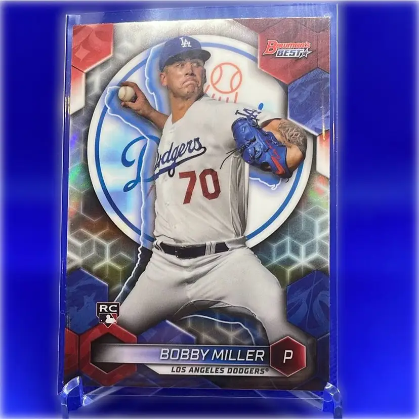 2023 Bowmans Best Bobby Miller Refractor Los Angeles Dodgers 