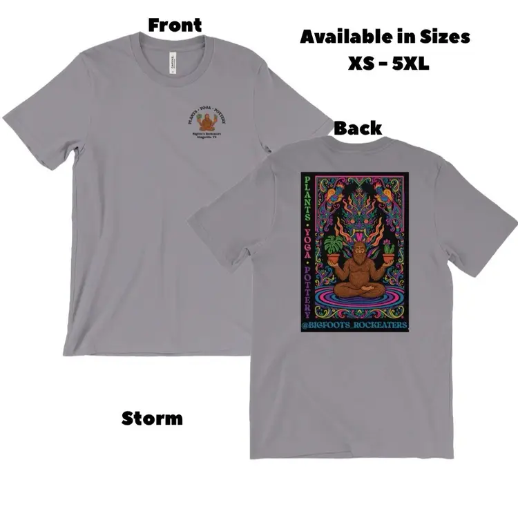 Storm Bigfoot Meditating with Krishna Tee