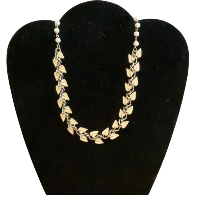 Vintage Coro Leaf Necklace