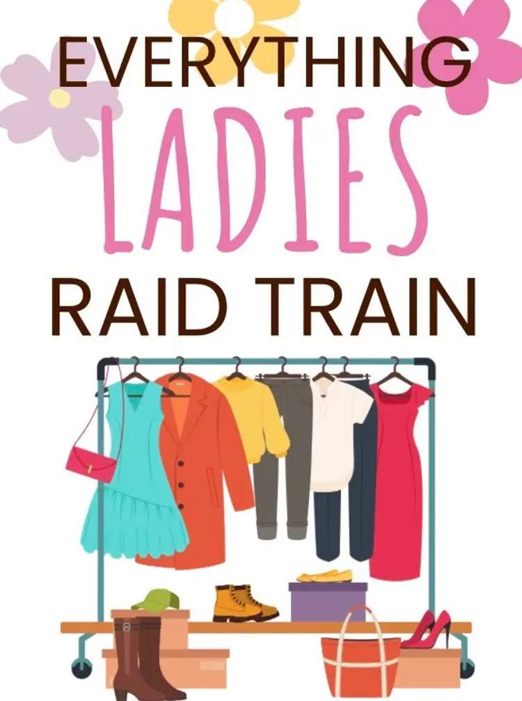 👗Dresses👚Clothing👜Bags🚂Raid Train!