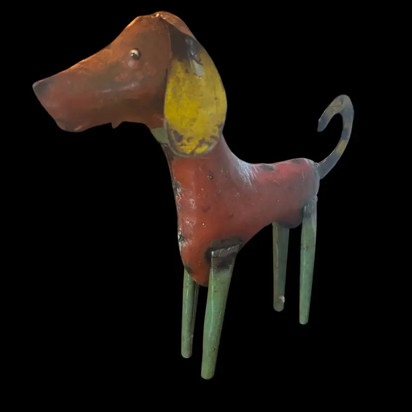 Dog Sculpture - Recycles Metals