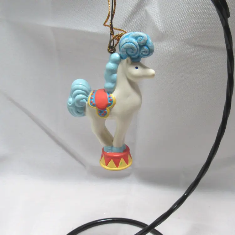 Vtg 1992 Avon Gift Collection Three Ring Circus Christmas Ornament Horse