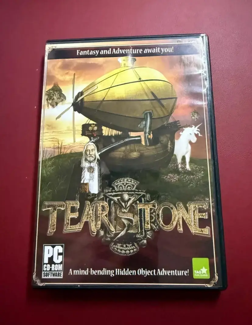 Tearstone Fantasy Adventure Cosmi Valusoft Puzzle Win XP PC CD Game 2002