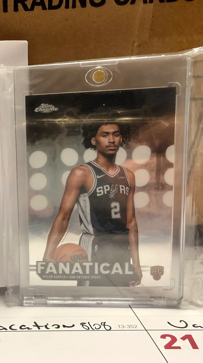 2025-26 Topps Chrome Dylan Harper Fanatical SP