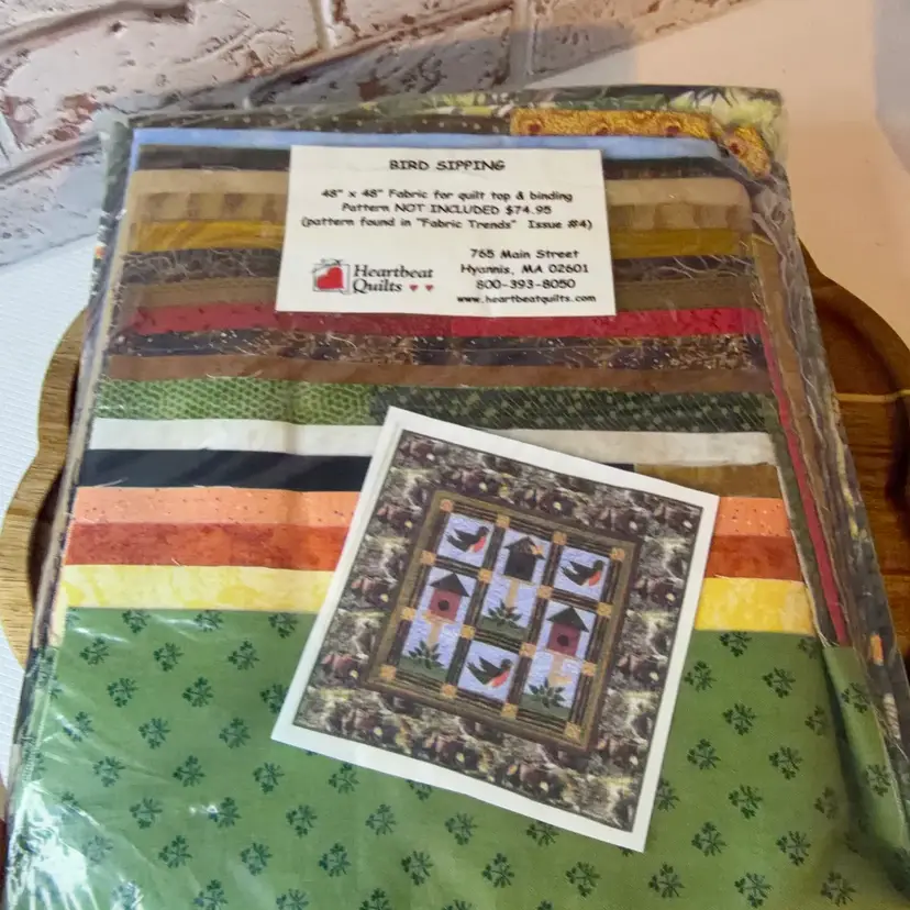 Garden Birds By Heartbeat Quilt Pattern