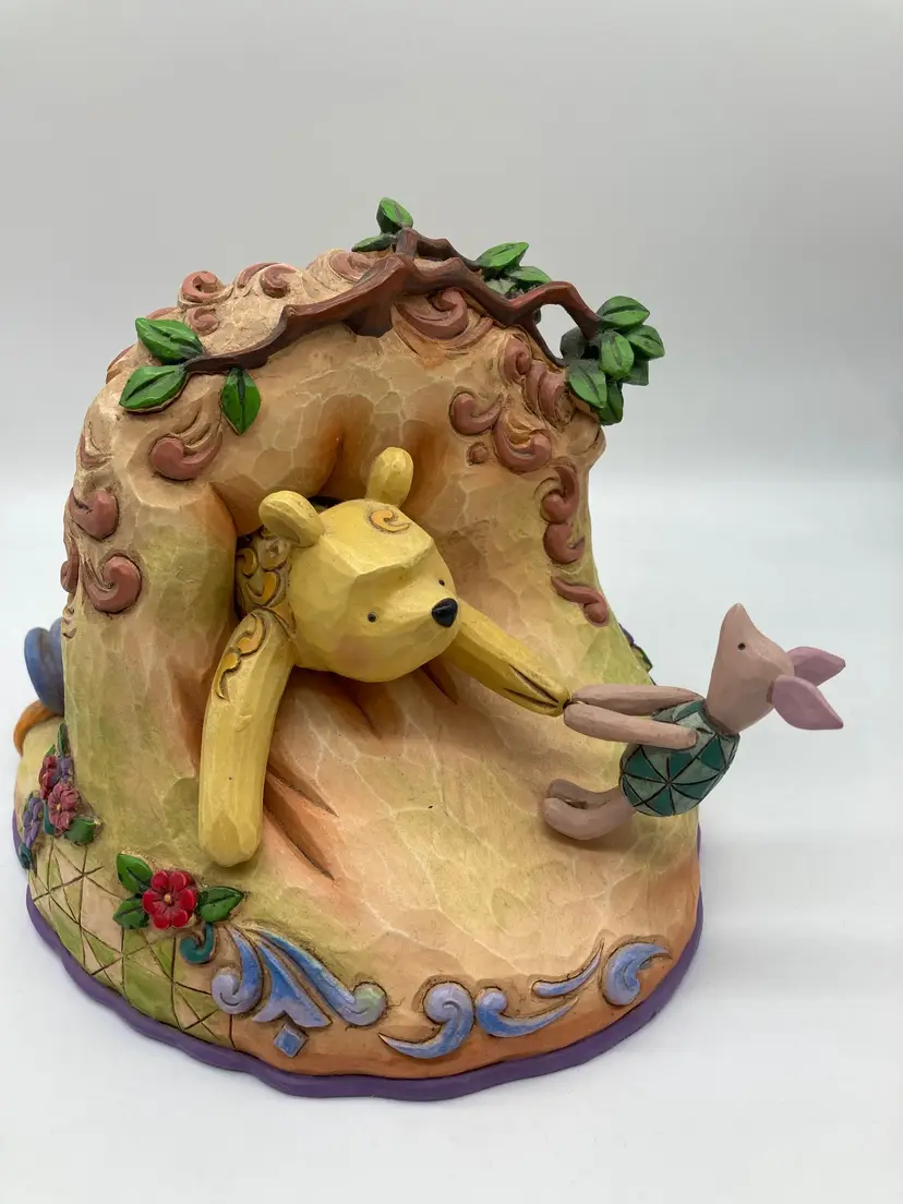 WALT DISNEY JIM SHORE WINNIE THE POOH 'A FRIENDFUL THING TO DO' 4016587 WDCC Enesco