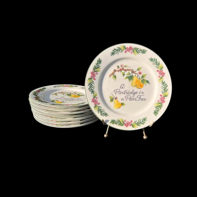 Twelve Days Of Christmas Plates