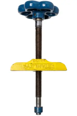 Stanley No. 100 Mitre Machine Clamp, Clamp Screw, Collar & Pin - Blue & Yellow