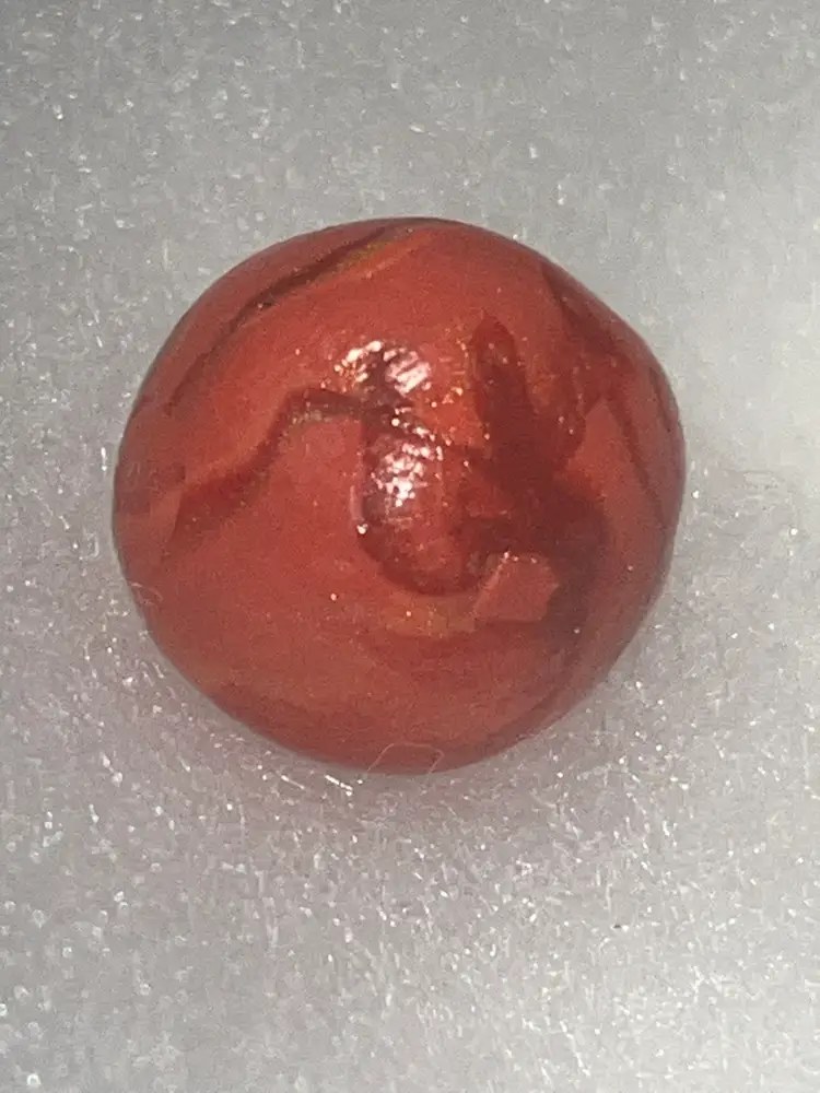 Hand Painted German Clay Marble