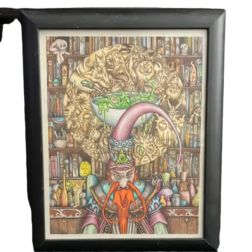 1/1 Artist Original - The Wizard By Andy Hopp