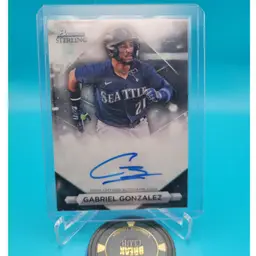 Gabriel Gonzalez 2023 Bowman Sterling Auto Baseball Card Minnesota Twins