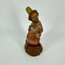 Vintage Tom Clark Resin “Lacy” Thimble Gnome Figurine