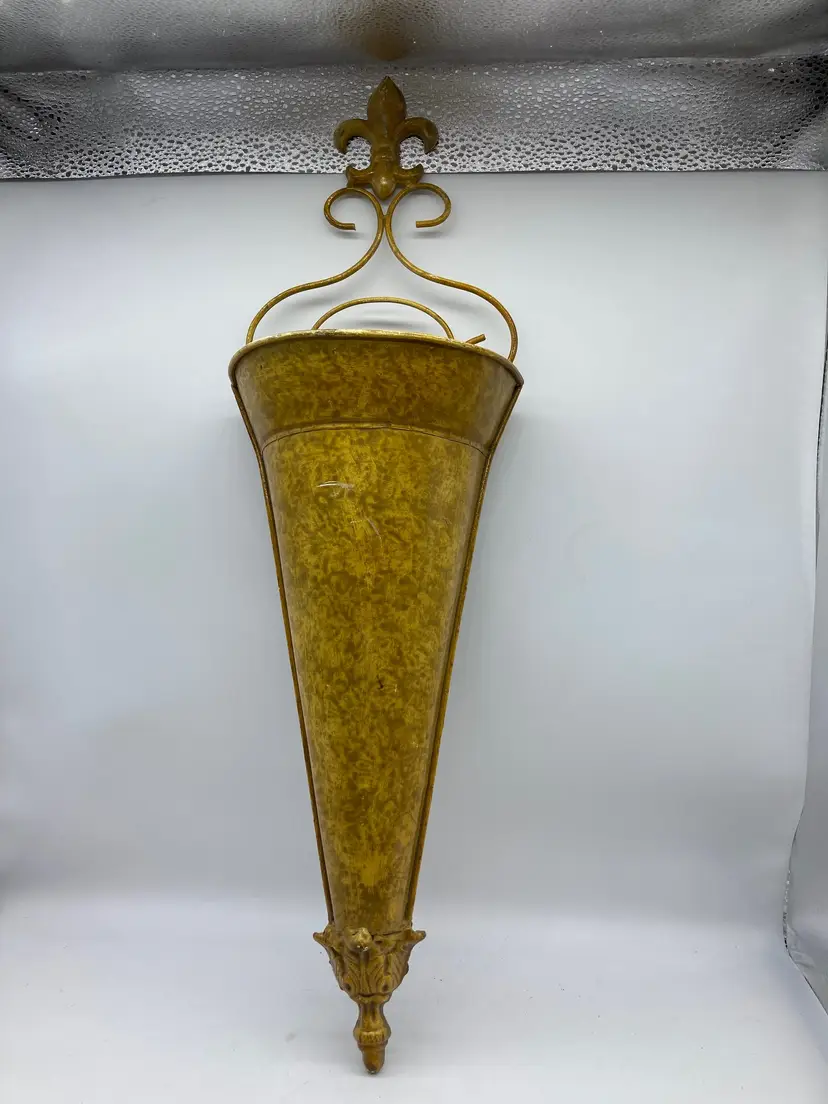 Long Metal Wall Pocket