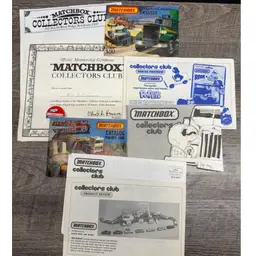 Matchbox Collector’s Club Ephemera