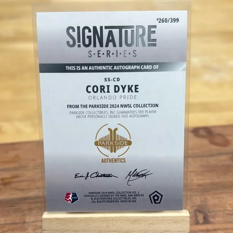 Cori Dyke Authentic Auto 260/399
