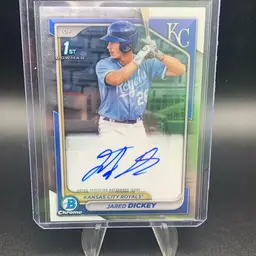 Jared Dickey 2024 Bowman Chrome AUTO 1st Bowman Kansas City Royals