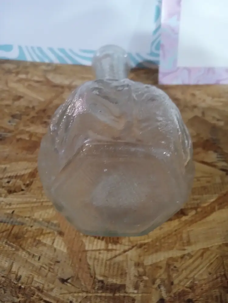 Vintage Frosted Glass Bud Vase – Satin Finish