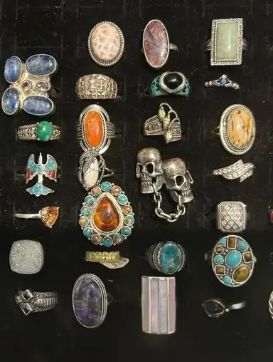 Sterling Show! Hundreds Of Items! Rings/Earrings/Pendants/Necklaces