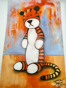 Cute Stuff Tiger Art Print By Kevin Eslinger