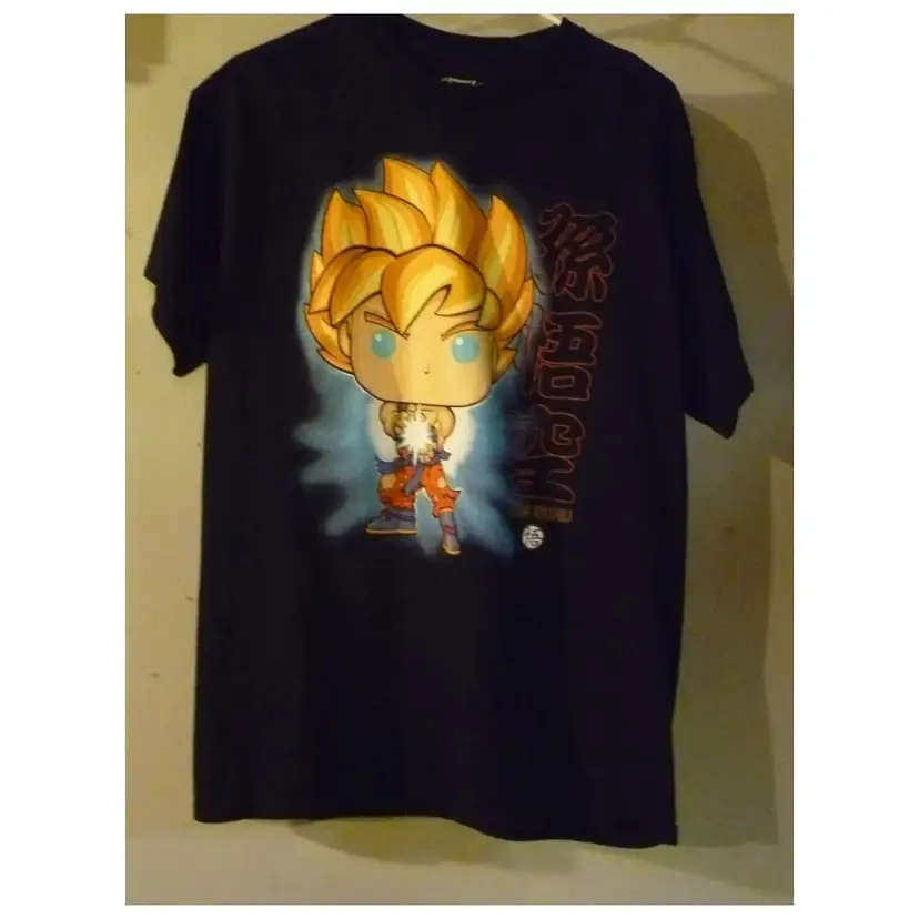 Dragonball Z Funko T-shirt Mens Large Son Goku