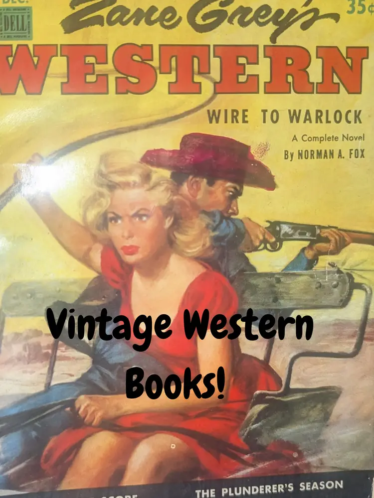 Vintage Western Books and more !
