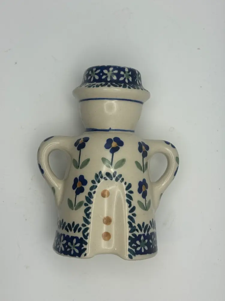 Polish Pottery Pepper Shaker 5.5”