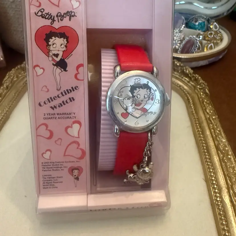 New In Box Betty Boop Watch Comes With New Battery