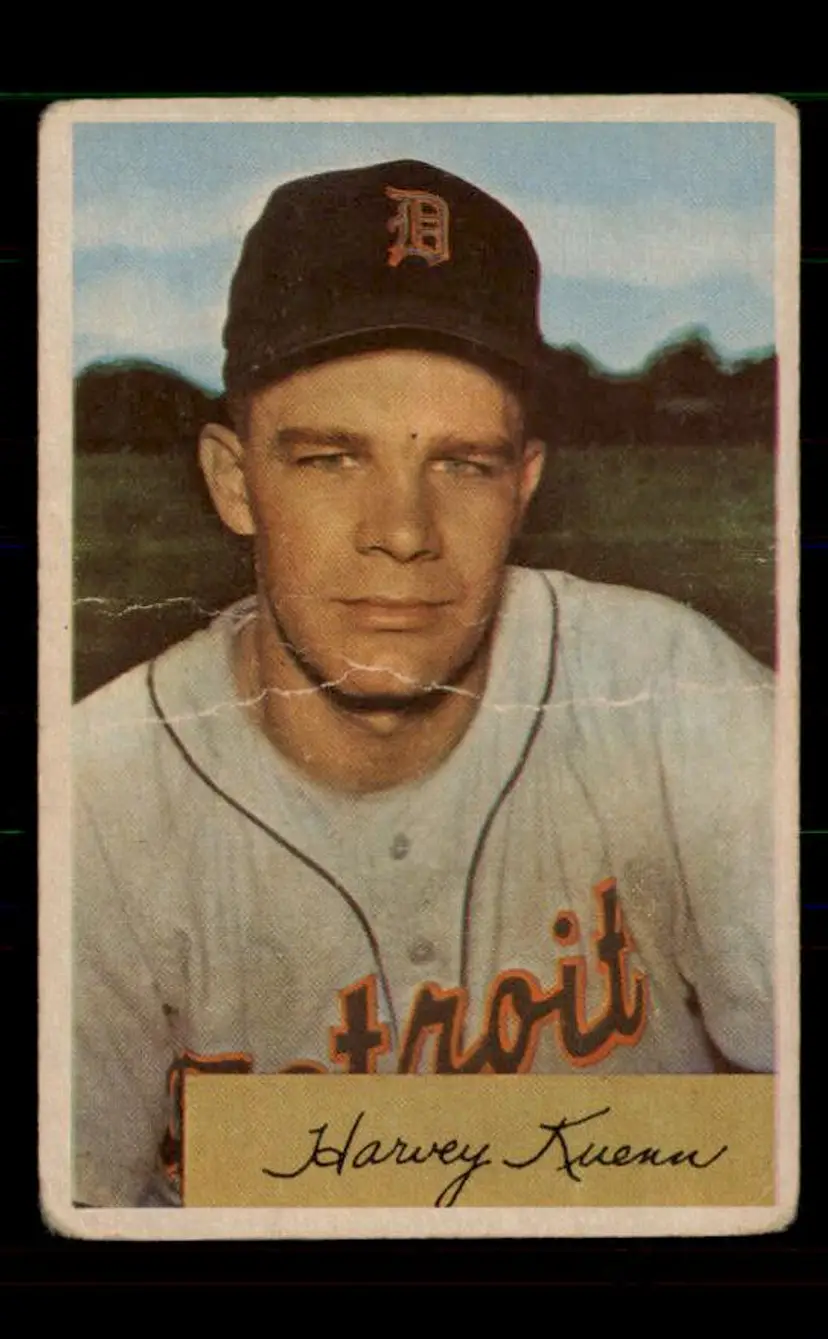 1954 Bowman #23 Harvey Kuenn - (pk-tl3) - Detroit Tigers