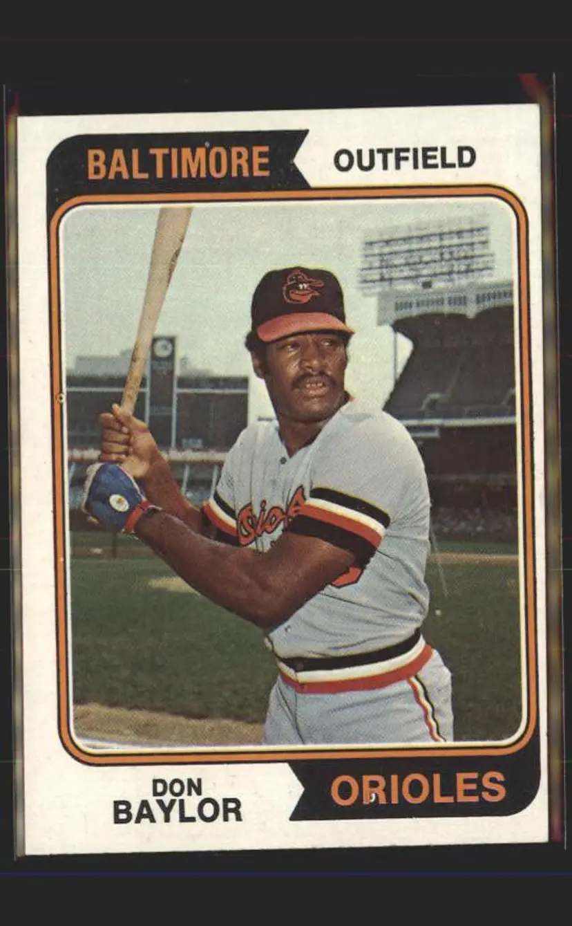 1974 Topps #187 Don Baylor - (pk5) - Baltimore Orioles