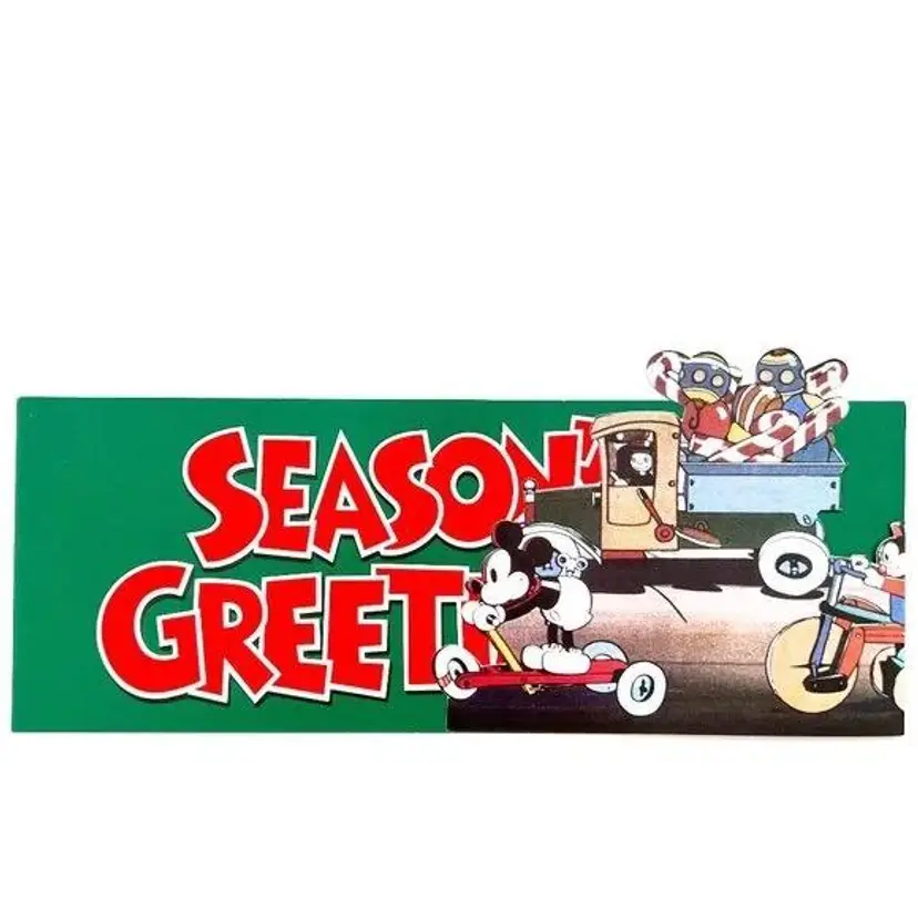 Vintage 1993 The Walt Disney Company Cast Member Season Greetings Holiday Card