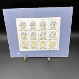 E. Halsey Transformation: Birdhouse To Cat 2008 Art Print- Sealed & Matted