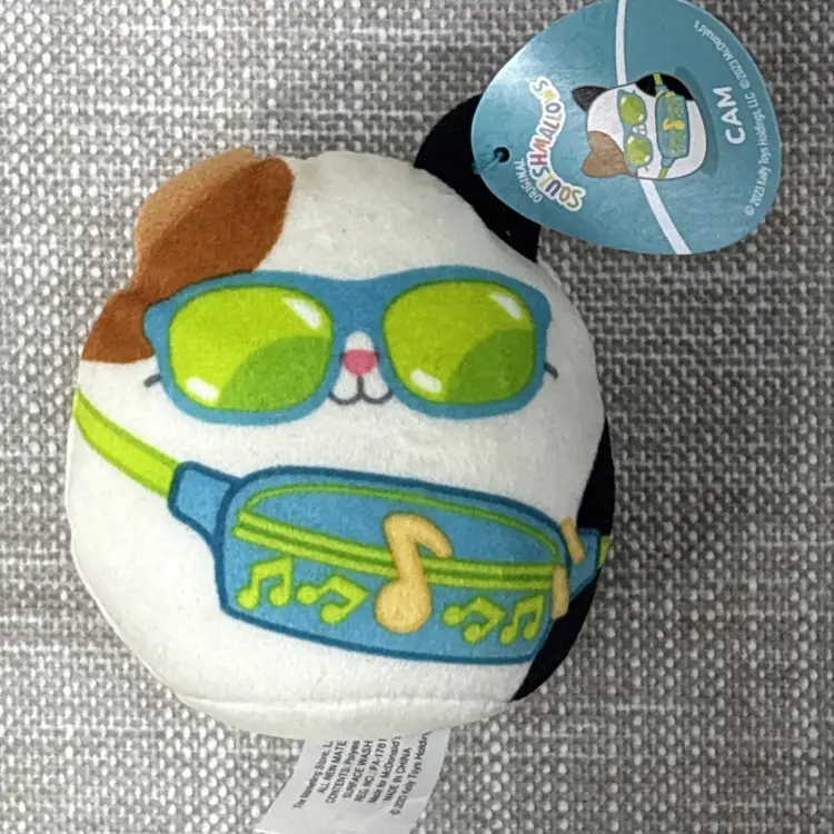 Lot of 2 McDonald’s Squishmallows Cam + Sunny 2023 Plush Toys Unused