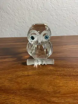 Crystal Mini Owl Figurine Paperweight