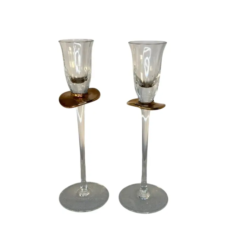 Vintage Cordial Gold Collar Accent Possibly Made In Romania 8 Inches Tall