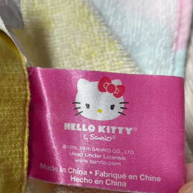 Hello Kitty Surf Board Beach Bath Pool Towel 27” X  54” by Sanrio Bright Colors