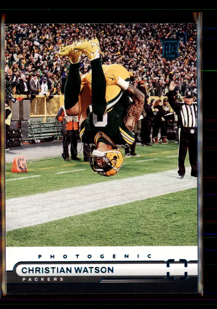Christian Watson 2022 Panini Chronicles Photogenic Teal #PH-34 - (113) - Green Bay Packers