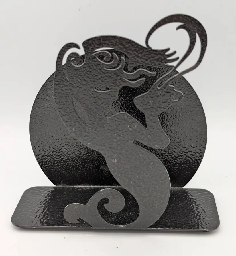 Starbucks Metal Silhouette Mermaid Siren Napkin/ Letter Holder