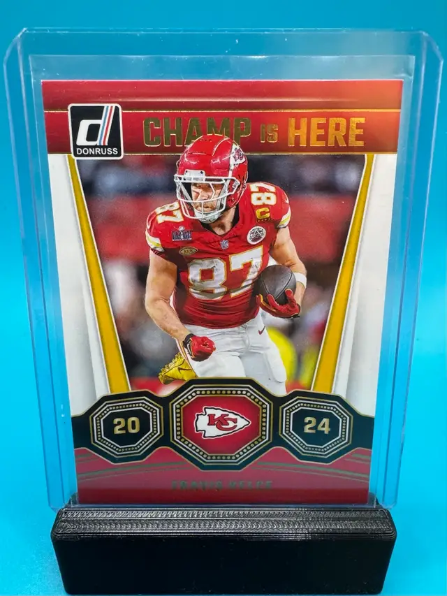 Travis Kelce Donruss Champ Is Here Kansas City Chiefs
