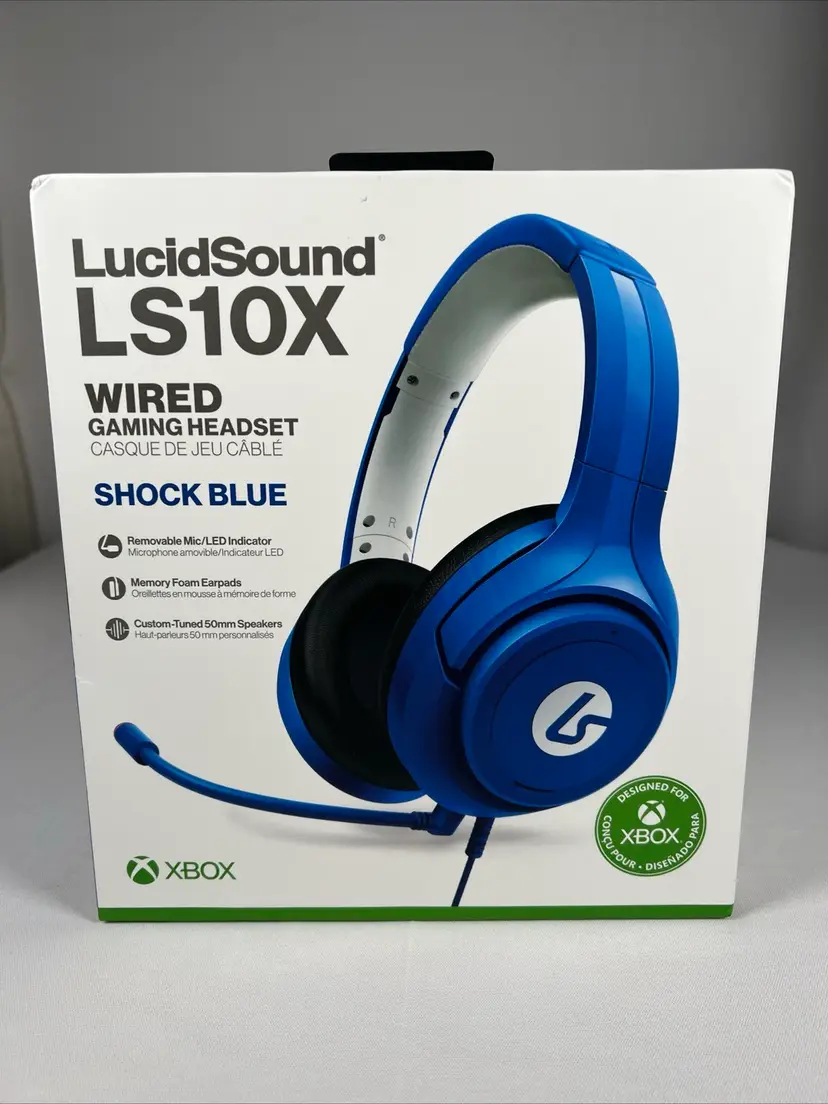 LucidSound LS10X Wired Gaming Headset for Xbox Series X|S - Shock Blue