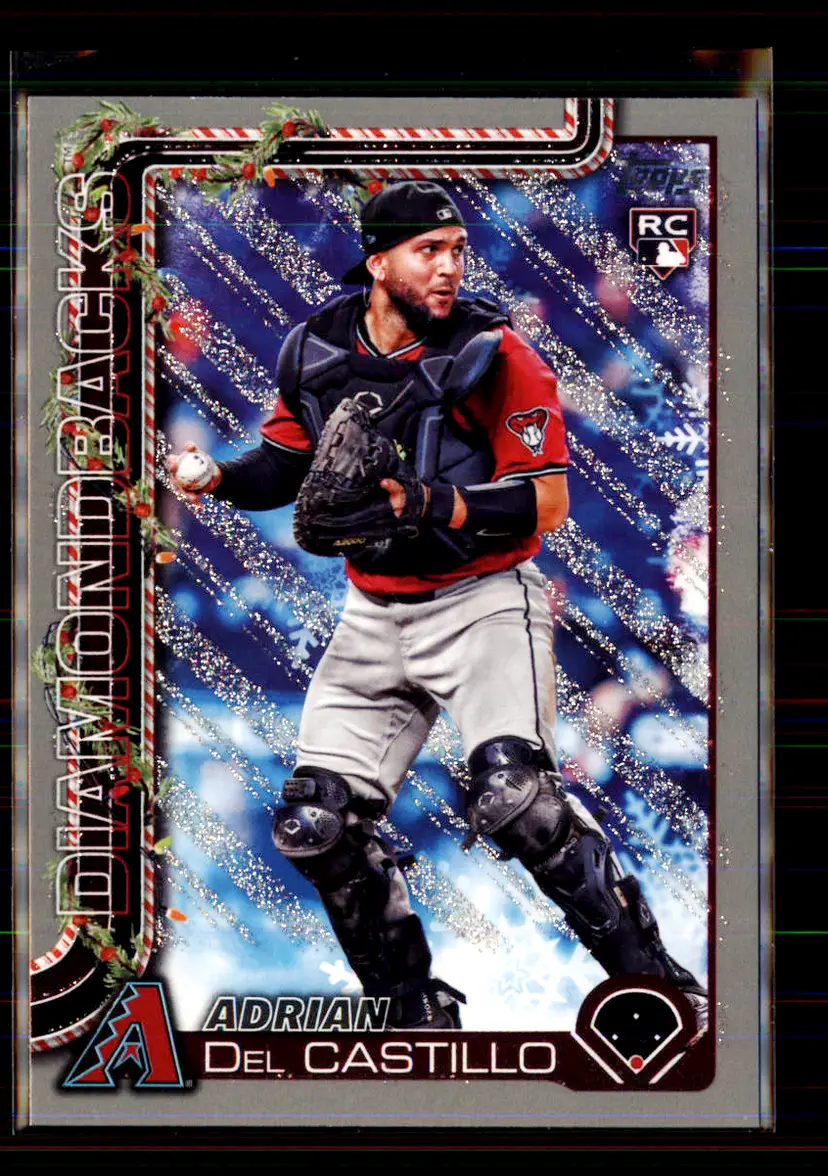 Adrian Del Castillo 2025 Topps Walmart Holiday Glitter #H181 - (135) - Arizona Diamondbacks