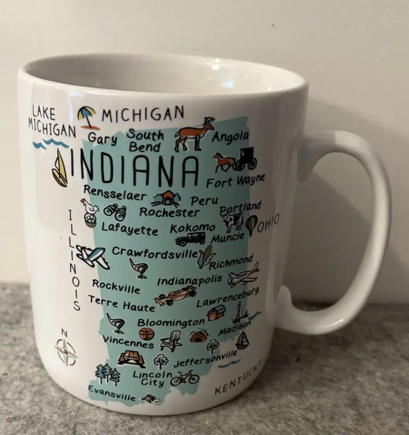 222 Fifth Indiana Design Mug #3192